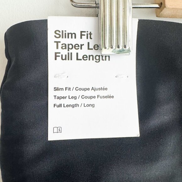 Nike Swim Black Slim Fit Taper Leg Full Lenght Swim Pants UPF 40+ L - Picture 8 of 8